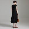 Wudao 12 Momme Mulberry Silk Sleeveless A-line Dress