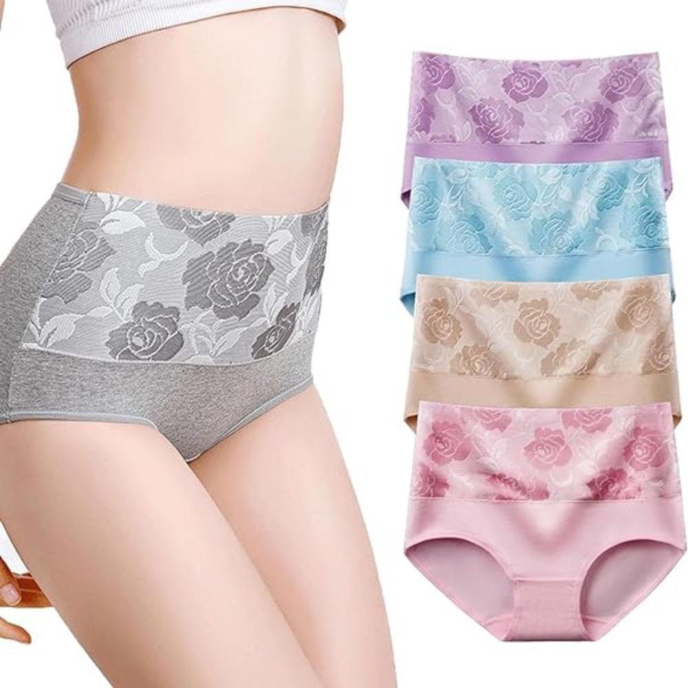 Soft Briefs High Waist Leak Proof Panties Breathable Female Underpants Knickers Women's