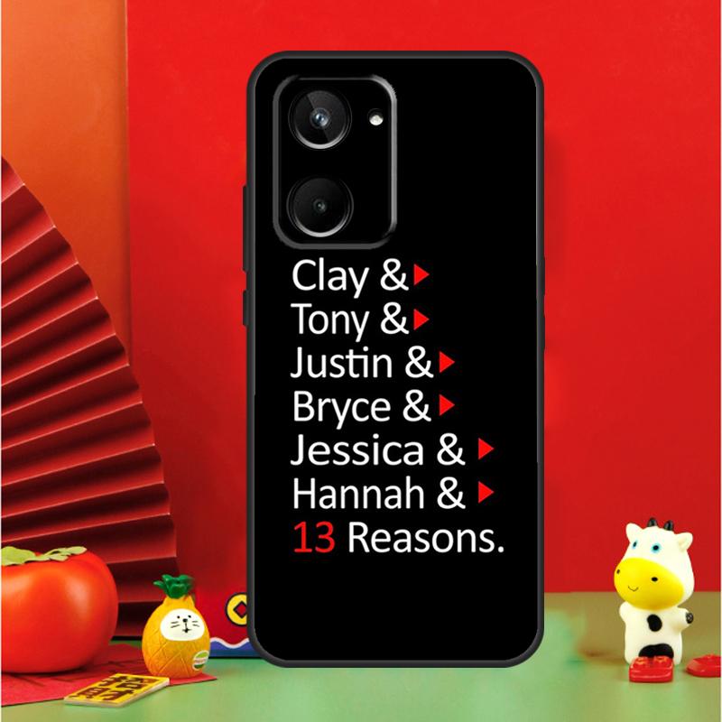 

13 Reasons Why For Realme 15 Pro GT7 GT6 10 11 12 13 14 Pro Plus C65 C67 C63 C61 C51 C53 C35 C75 C55 Case Realme C53