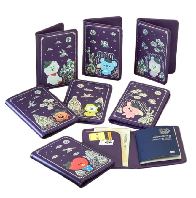 

BT21 Premium K Edition Mother-of-Pearl Graphic Passport Case #CHIMMY