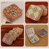 Retro portable jewelry box, small stud earrings, rings, necklaces, hand jewelry storage box, travel, exquisite antique style