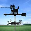 Weather Vane Ornament: Outdoor Wrought Iron Spray-Painted Roof Decoration Metal Craft