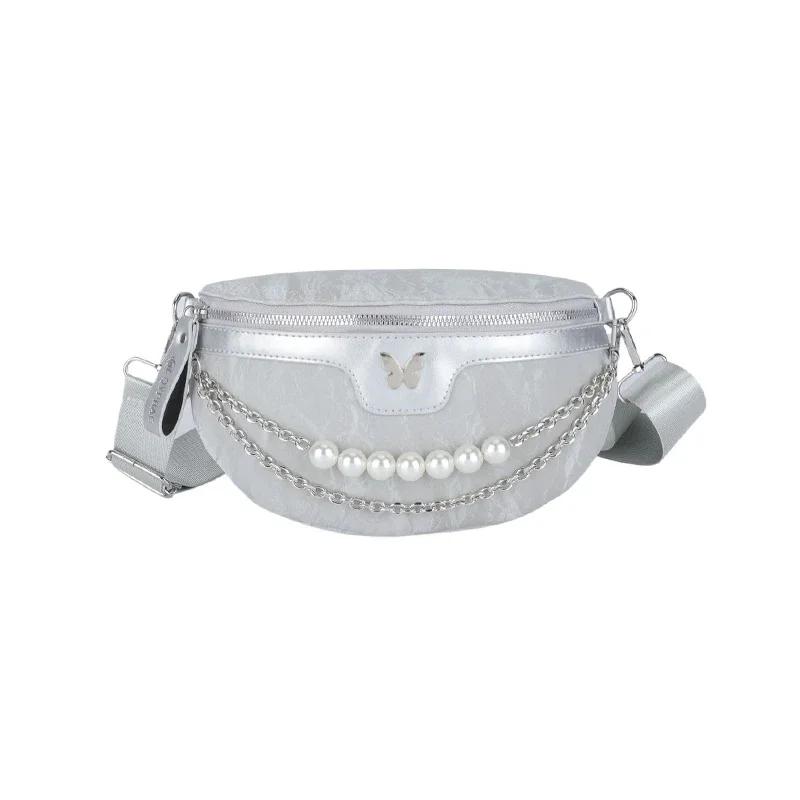 PU Auto Nähte Heißer Verkauf Taille Tasche Reißverschluss Schleife Casual Brust Tasche Vielseitig Weich Beliebte Trend frauen Umhängetasche