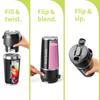 Portable Blender Personal Juicer 400ml Cordless for Sports Birthday Gift Gym