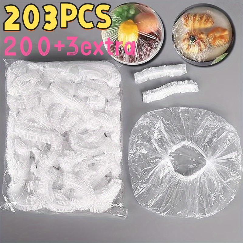 51Pcs Reusable Elastic Food Covers - Durable, Food-Grade Plastic Material, Tear-Resistant And Stretchable, Dustproof And Leak-Proof To Keep Food