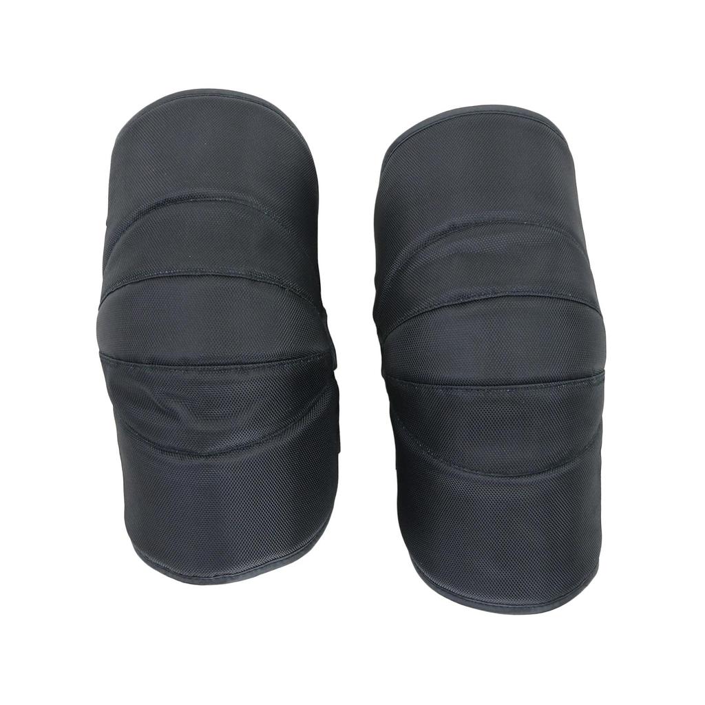 Oxford Cloth Plush Leg Gaiter Windproof Motorcycle Knee Protectors Adjustable Strap for Cold Weather Activities