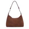 Large Capacity Tote Bag Women's Leather New Matte Cowhide Shoulder Bag Simple Commuter Armpit Bag
