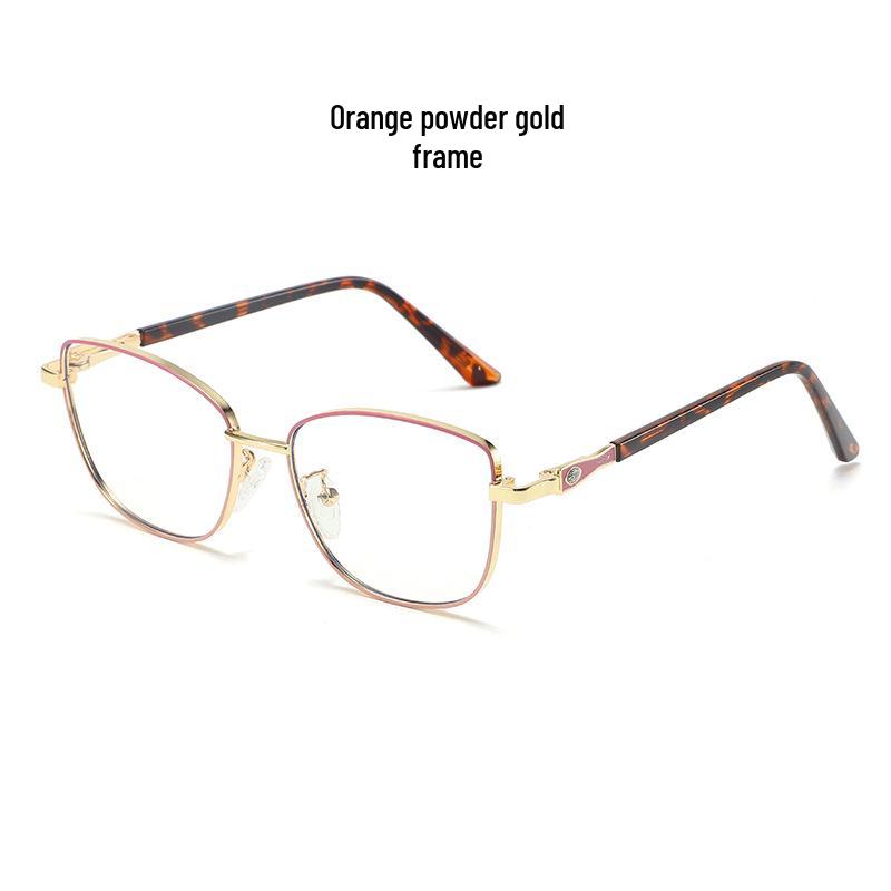 Anti-blue Light Photochromic Art Glasses with Myopia Option – Stylish European & American Full Frame Anti-blue Light 0°