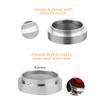 Espresso Dosing Funnel 53mm Stainless Steel Coffee Dosing Ring Magnetic Portafilter Dosing Ring Replacement Coffee Powder Funnel