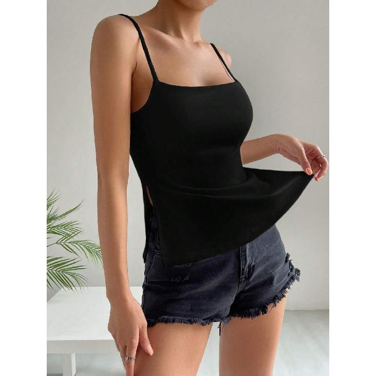 New Summer Casual Temperament Slim Fit Sexy Vest T-Shirt Sleeveless Suspender Versatile Top Strapless Women
