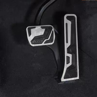 For LiXiang L7 2023 2024 Aluminum Rubber Accelerator Brake Pedal Non-Slip Sleeve Left Foot Rest Pad Luxury Interior