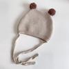 Korean Toddler Knitted Hat Winter Warm Infant Bonnet New Baby Ear Protection Hat