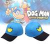 Dog Man Bestickte Baumwoll-Baseballkappe mit Sonnenschutz für Outdoor-Fans