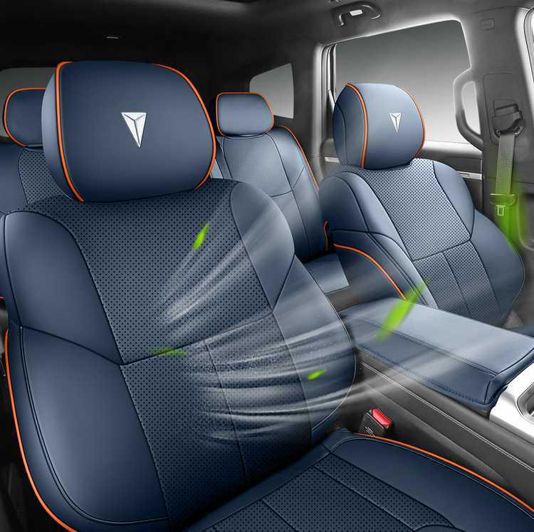 Changan Deep Blue G318 Perforated Leather All-Season Car Seat Cushion Cover