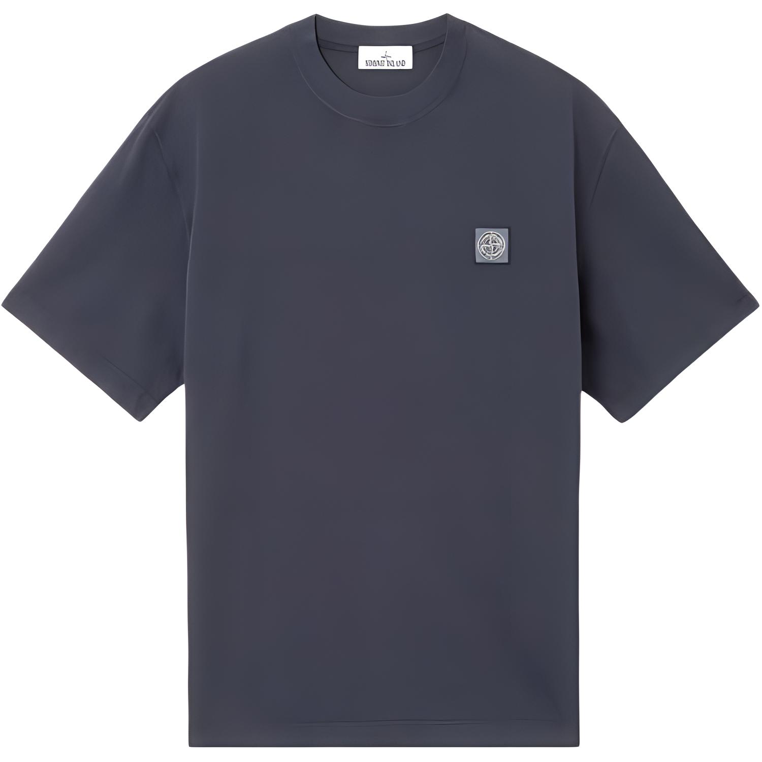 

Stone Island Ss25 Compass Patch Ribbed Crew Neck Short Sleeve T-Shirt Men T-Shirts Navy-Blue K1S1521000-34S0115-V0020 XL