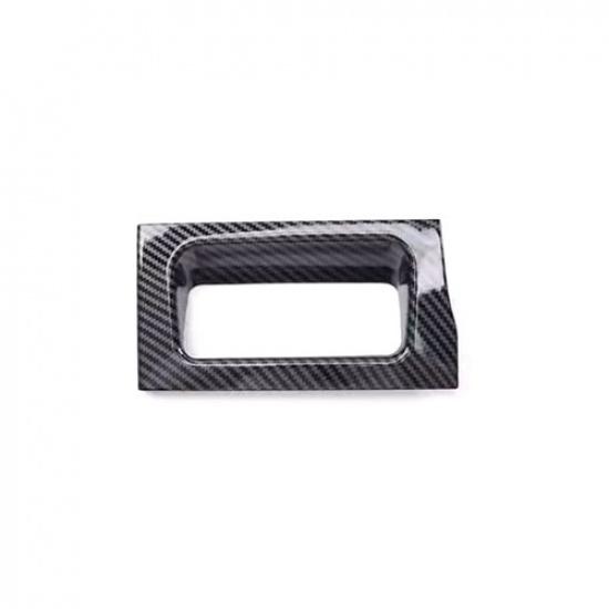 Headlight Switch Control Frame Cover For Ford Ranger -2024 ABS Carbon Fiber
