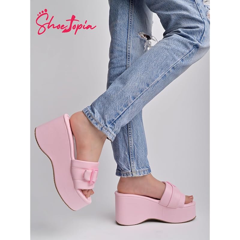Shoetopia Women S Heeled Sandal-4 Kids Uk (Girls-Momo-Pink)-Eu37 4 UK розовый