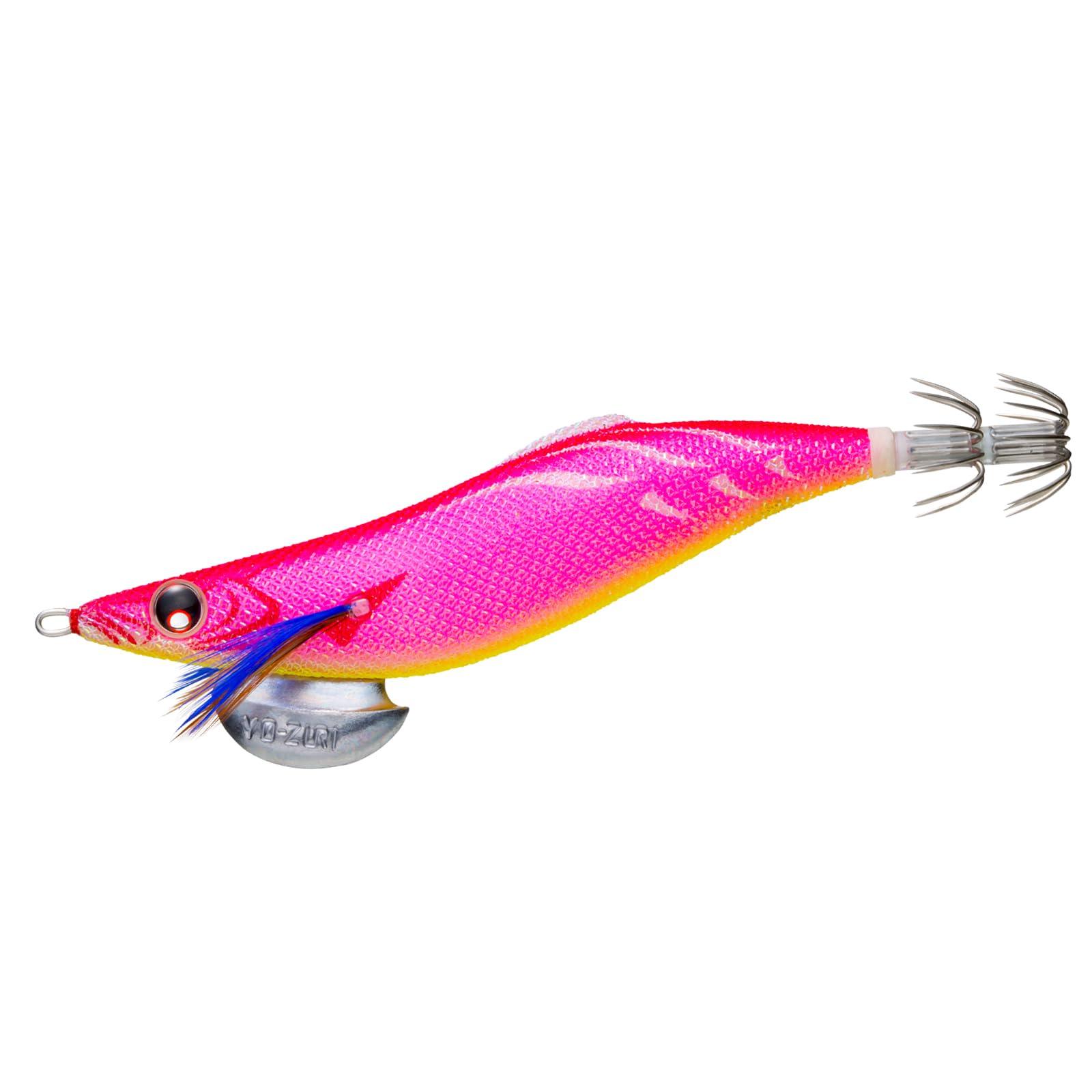 

DUEL Aori Q LC Squid Lure Squid Fishing Fishing Fishing Bigfin Reef Size with Super Blue Luminous Pink Boil YO-ZURI (Egi, Lure, Tackle, Gear, Squid)