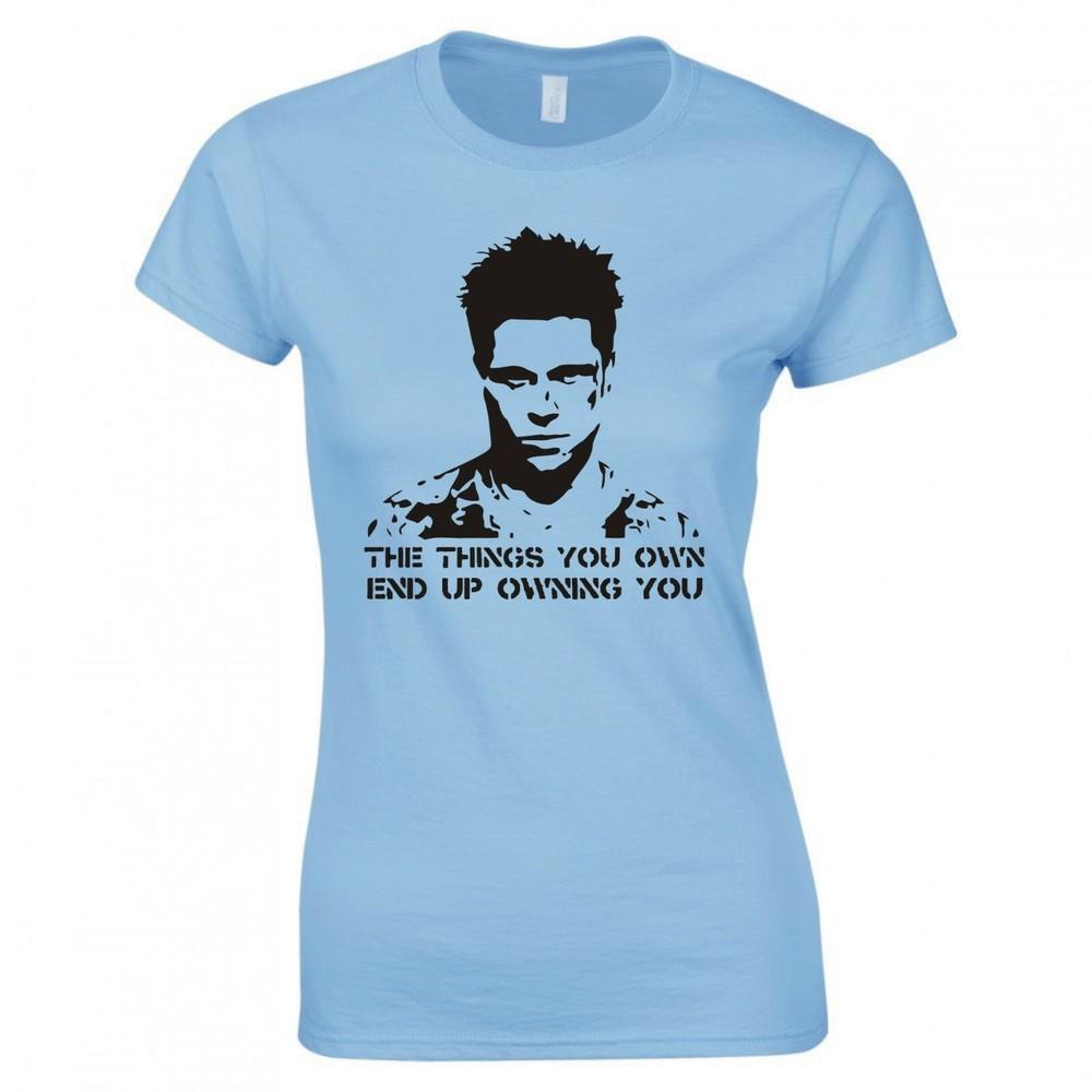 Inspired By Fight Club The Things You Own Ladies Skinny Fit TShirt S