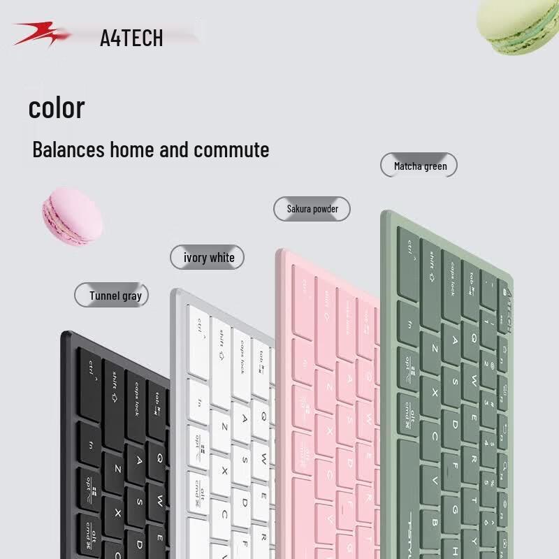 A4TECH FBX51C Wireless Multi-Mode Rechargeable Keyboard