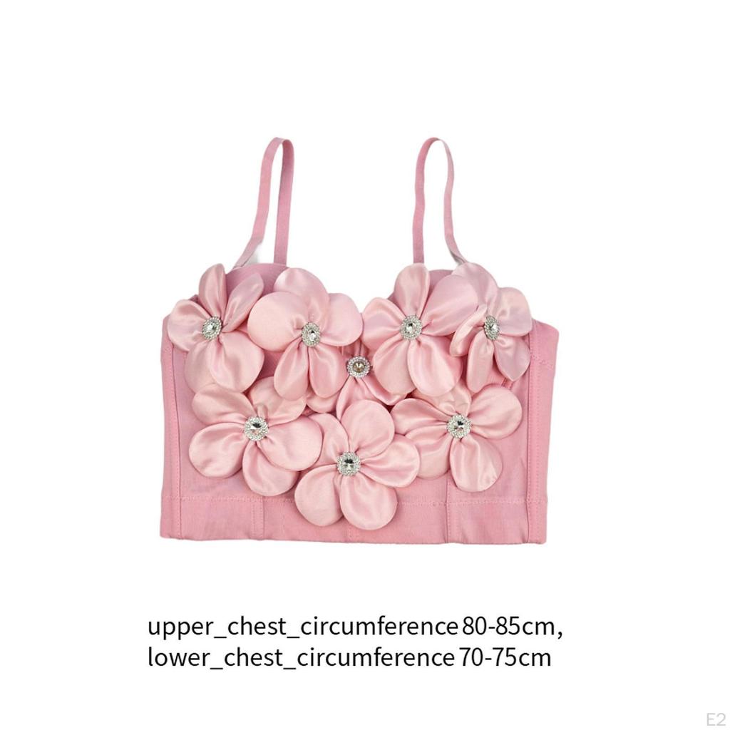 Bustier Corset Fashionable Crop Top for Club Party Rave Beach Music Festival