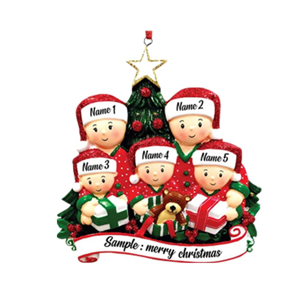 Personalized Family Christmas Tree Decorations, Surnames, Christmas Tree Pendants, Christmas Tree Decorations, Family Gifts