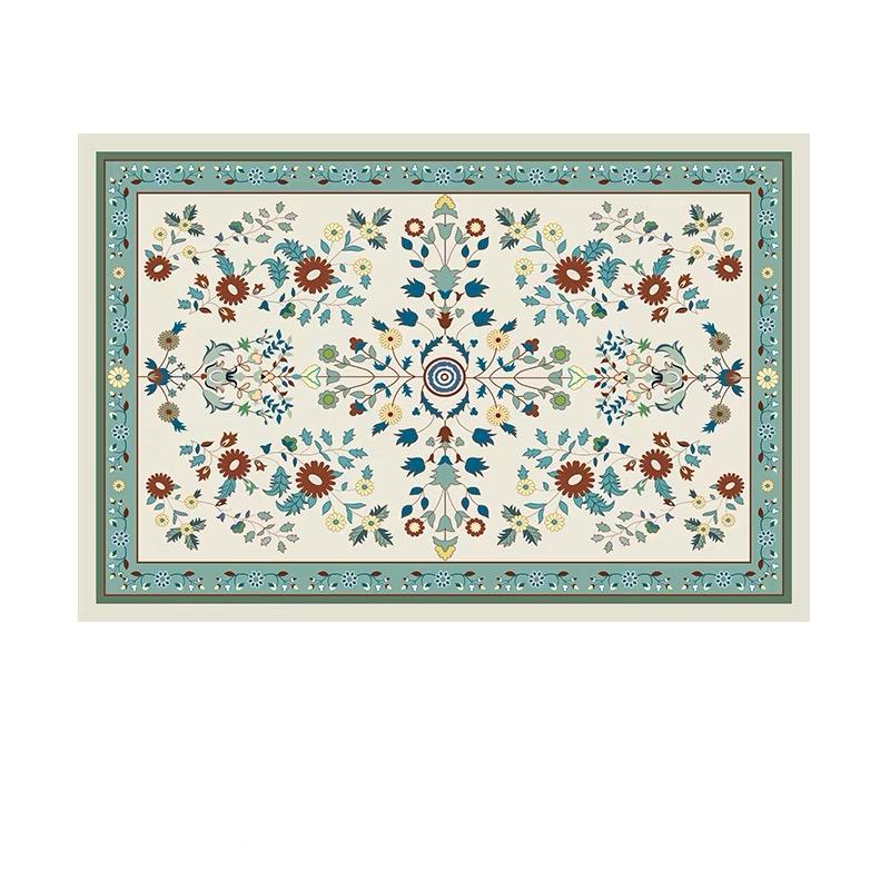 

Винтажный вымытый нижний кольцевой ковер в стиле бохо для семейной гостиной, нескользящий коврик для спальни, журнального столика, ковер для зоны 400mm x 600mm