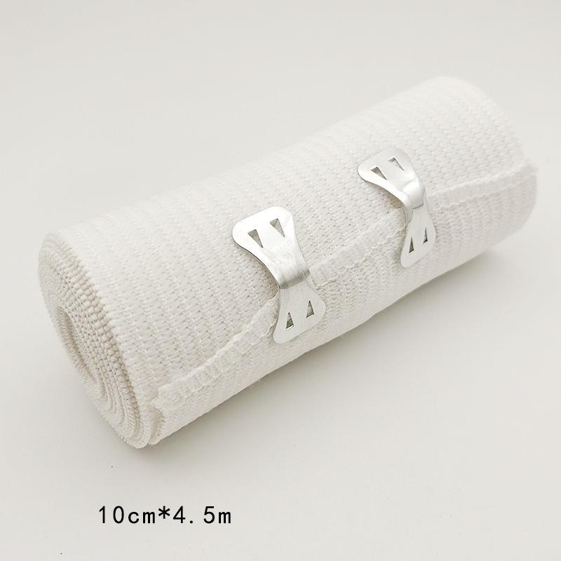 

1 рулон високого еластичного бинта для пов’язки на рани для спорту на свіжому повітрі для лікування розтягнення зв’язок для аксесуарів для аптечок першої допомоги 10cmx4.5m