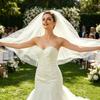 Wedding Veil, Bridal Veil with Metal Hair Comb, Veils for Women Wedding, 2 Tiers White Bridal Veils with Comb, Tulle Veils for Stable Wedding