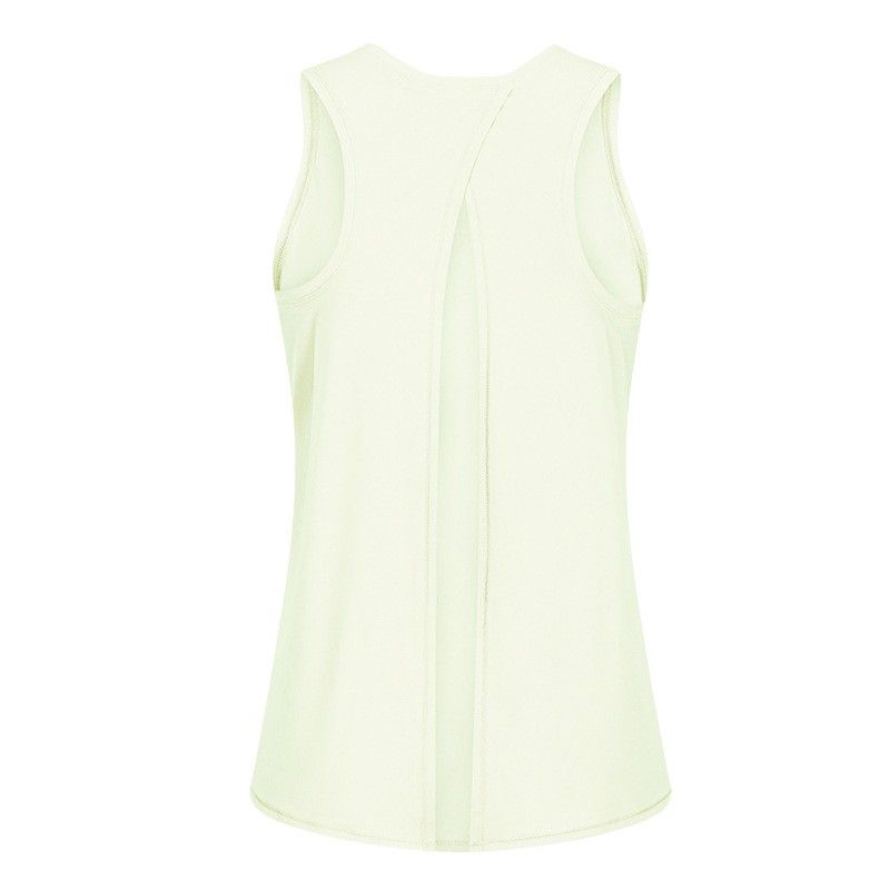

Export Sports Vest Women s Quick-Drying Running Fitness Top Sleeveless Yoga Clothes Beauty Back Outerwear Cover-up Loose Outer Wear Essence Green M