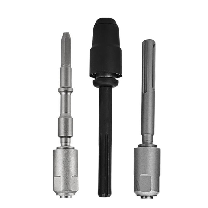 SDS-Plus to SDS-Max Adapter - Carbon Steel Rotary Hammer Converter, Impact Resistant Shank for Labor-Saving Drilling