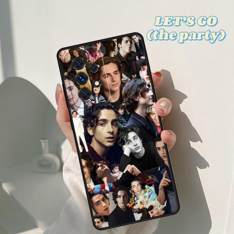 Timothee Chalamet phone case For Samsung Galaxy A42 A31 A40 A51 A71 A32 A80 A91 A52 A72 A73 A20e A21S A50 A70 A11 A12 Cover