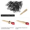 CyeeLife Dart Accessories Rubber O Rings Assembly Tool 2BA Brass Shaft Lock System