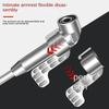 1/1Inch Hex Quick Load Magnetic Bit Extender 111°Offset Screwdriver Turning Tool Anti Drop Drive Shaft Tight Recess Cabinet