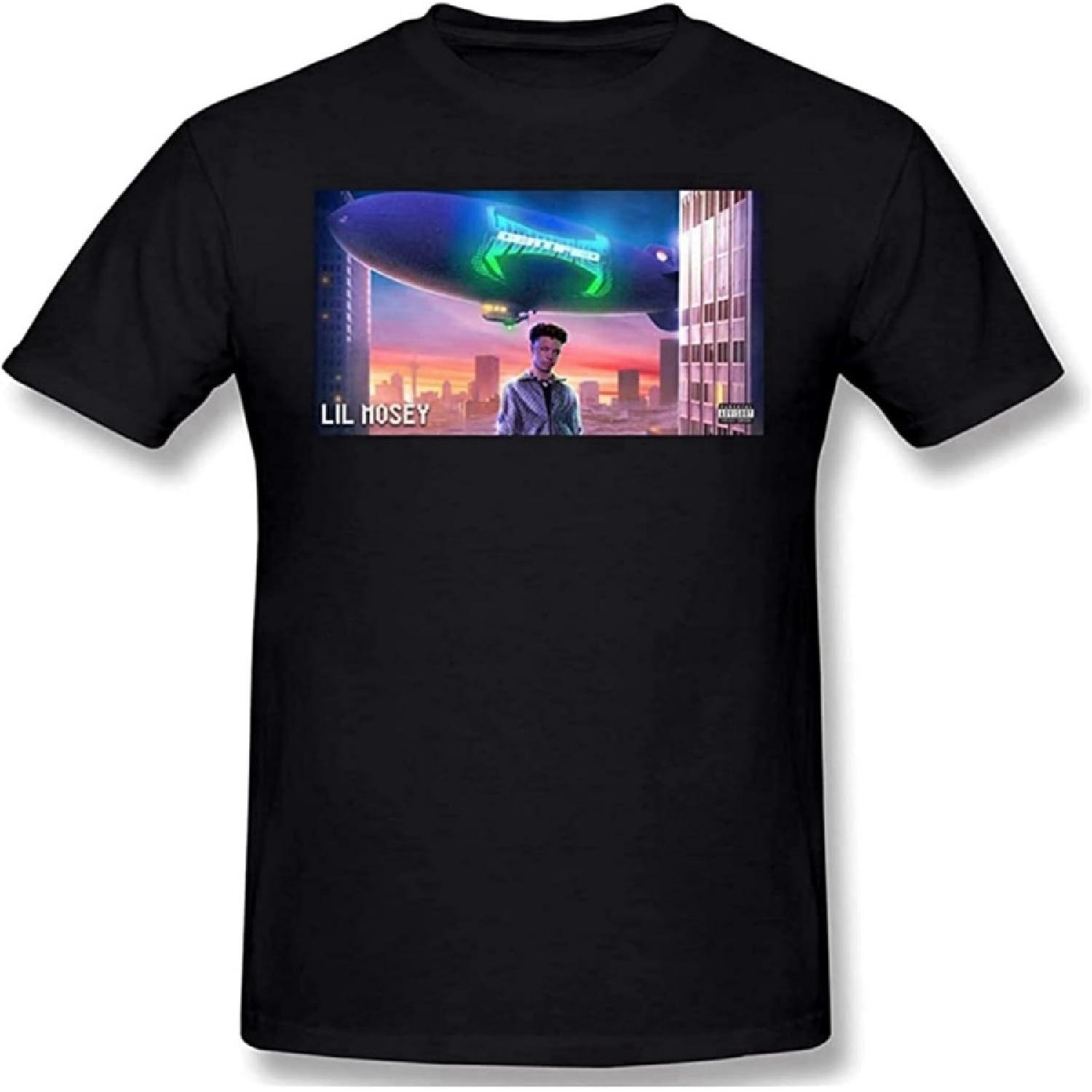 Lil Mosey Mens Fashion Casual Basic Short Sleeve T-Shirts S