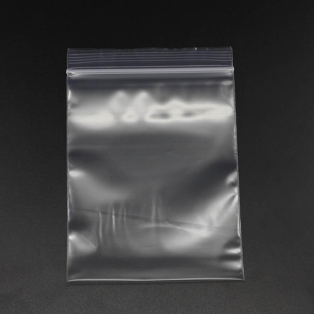 30-100pcs/bag 4*6/5*7/6*8/7*10/8*12cm Zipped Lock Reclosable Plastic Poly Clear Bags Bulk Jewelry Craft Accessory Packaging