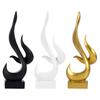 Abstract Sculpture Modern Aesthetic Art Craft Creative Collectible Flame Statue for Office Bedroom Bookshelf Hotel Living Room