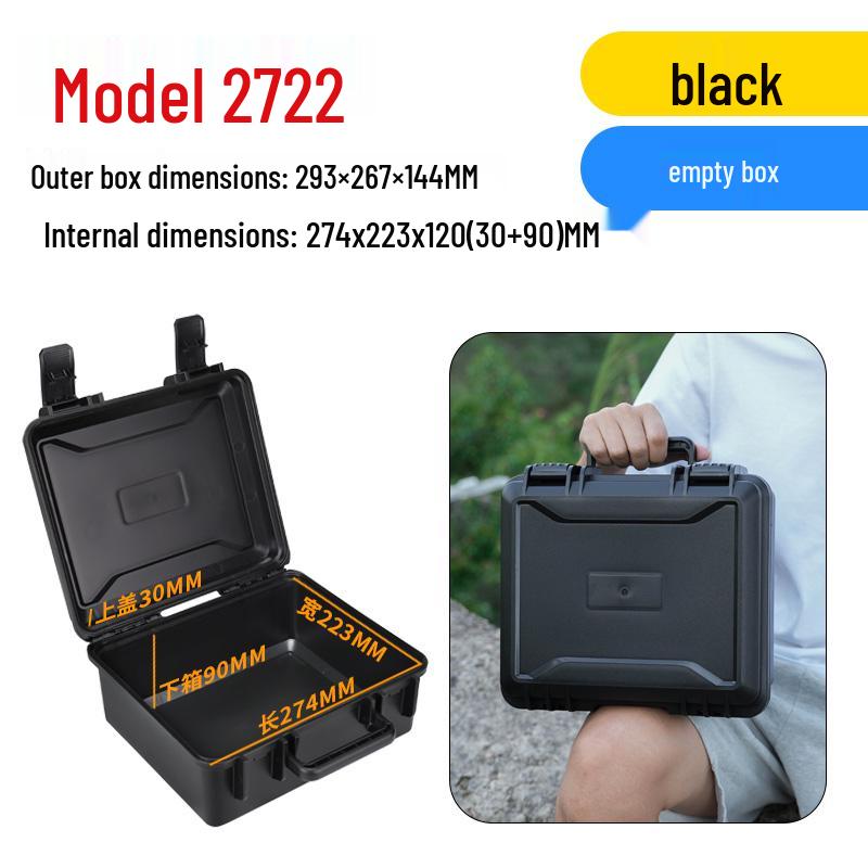 Waterproof Thickened Handheld Tool and Instrument Protection Box, Small Plastic Packaging Box