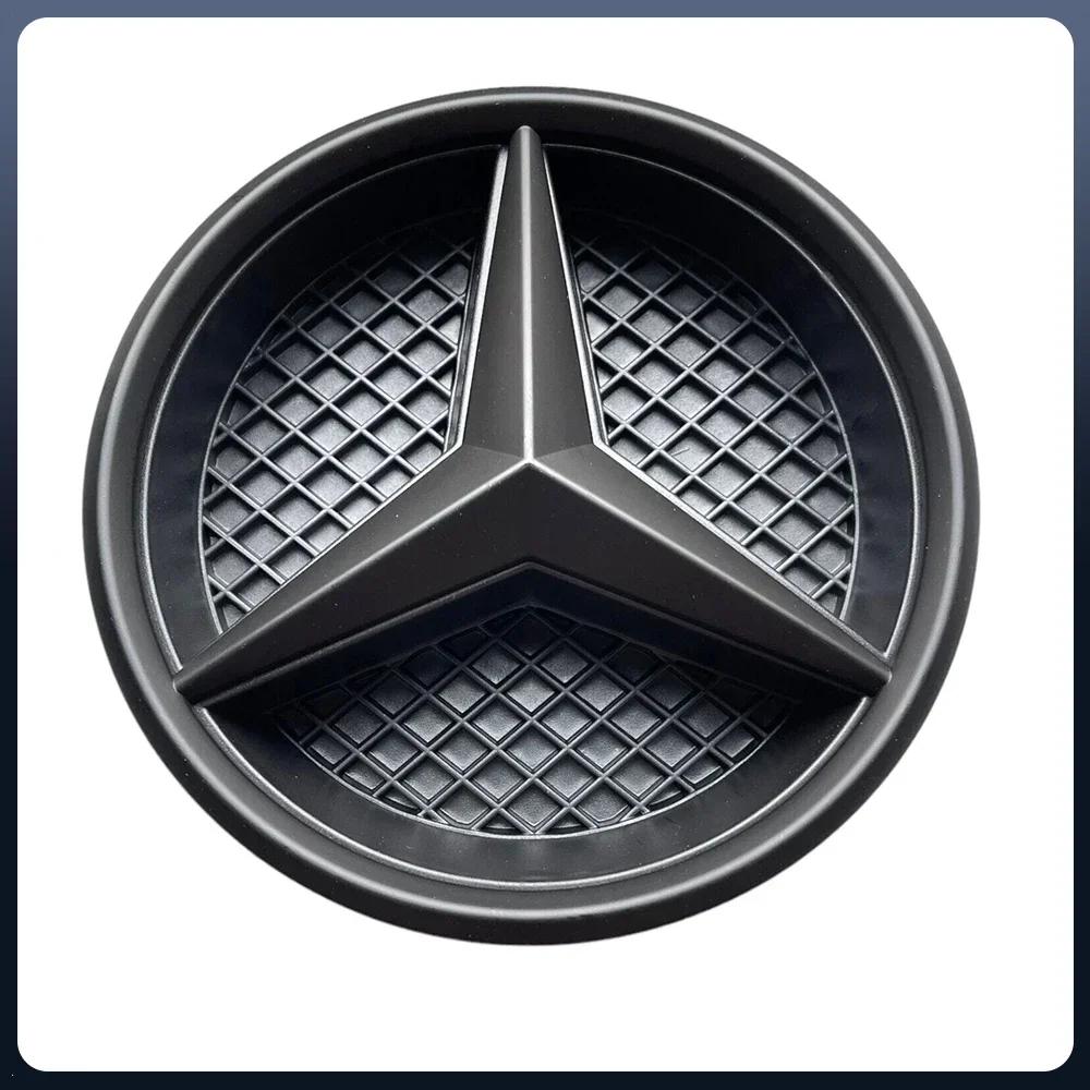Car Sticker Silver And Black OE Style Front Grill Star Emblem Chrome Logo Badge Fit For Mercedes Benz E200 E250 E300 E350 E400 E