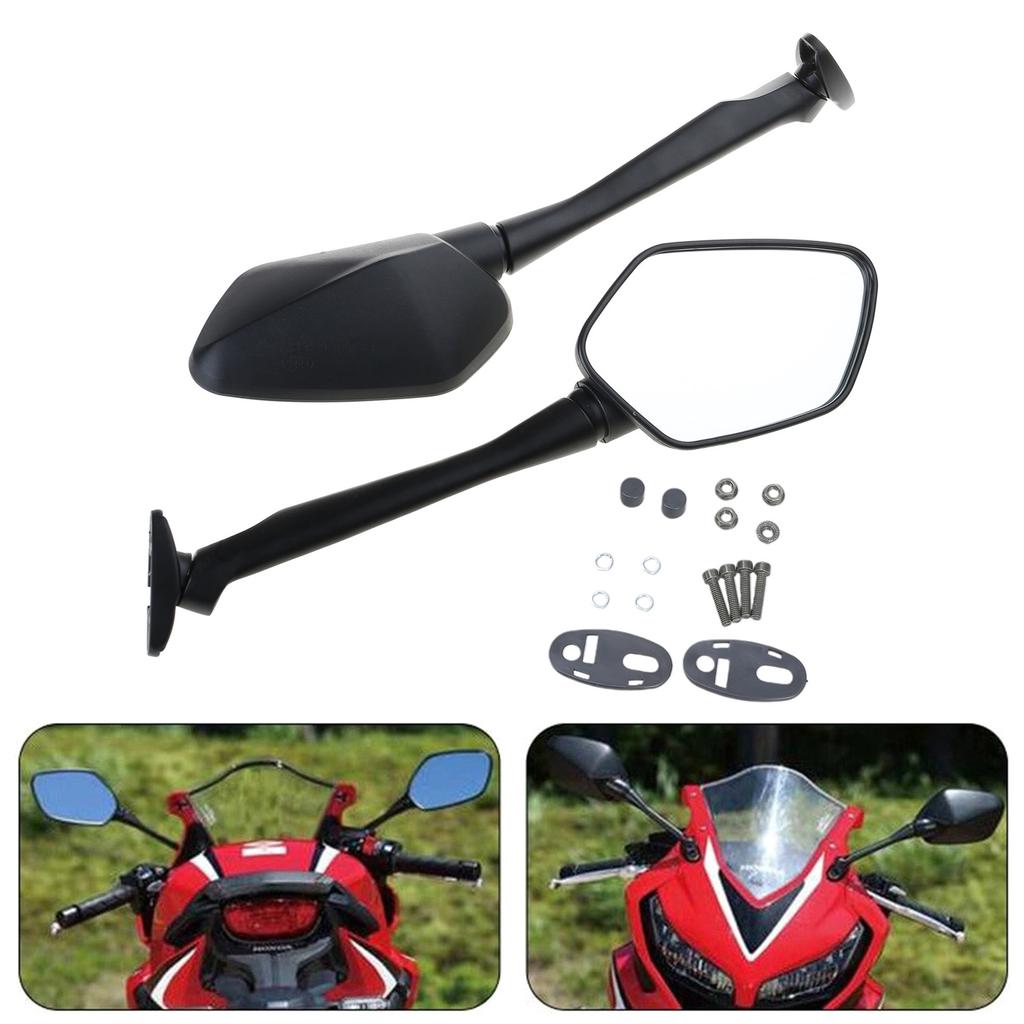 Para CBR300R CBR650R CBR500 Bar End Espelho Retrovisor Ajustável Motocicletas Scooters Espelho Retrovisor Lateral Refletor Espelhos 2x
