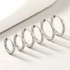 New Exaggerated Horseshoe Clip Earrings Fashion Simple Elegant Punk Stud Earbob Trendy Jewelry Accessories for Both Men Women