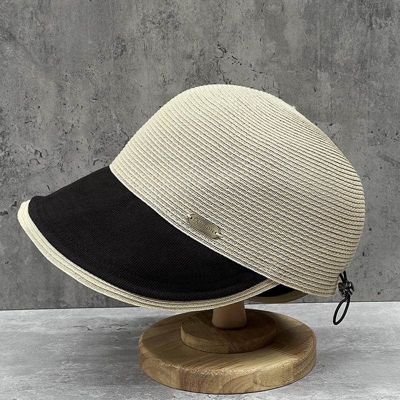 Hat Female Summer Cap Sun Protection Sun Hat Foreign Style Sun Hat Cool Hat Straw Hat Summer
