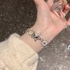 1PC Lanzi Dream Star Love Button Bracelet Light Luxury Niche Retro Punk Exquisite High-end Heavy Industry Women's Accessories