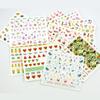 5 Sheets Summer Style Nail Water Decals Gradient Tropical Flamingo Stickers Fruit Watermeleon Nail A
