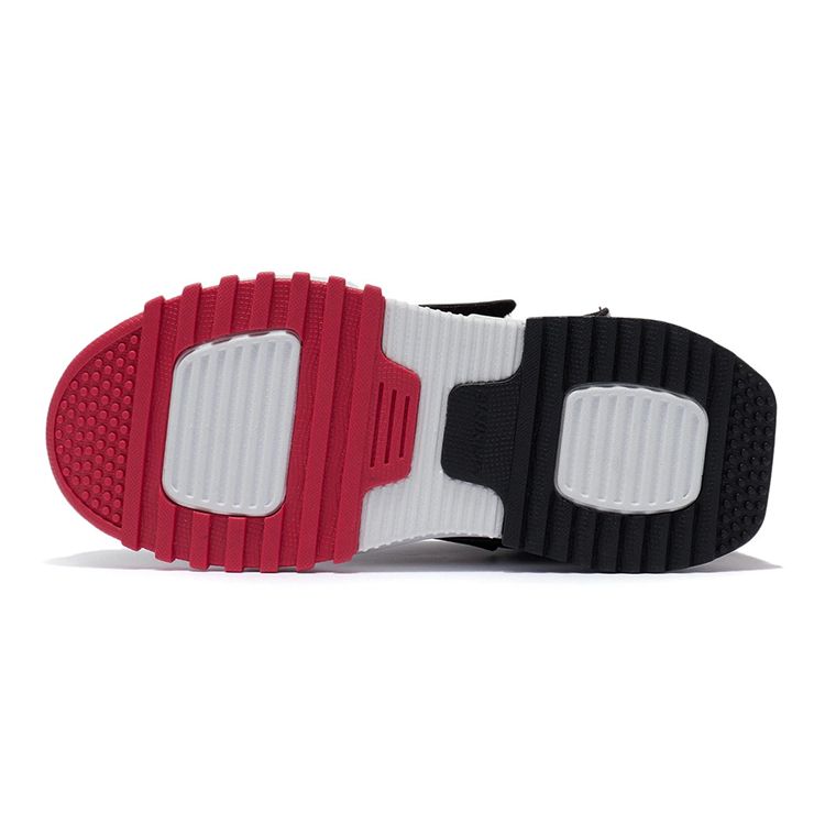 LiNing Unrestrained Shock Absorbing Non-Slip Wear-Resistant High-Top Running Shoes Kids Running Shoes Black YKCR172-11