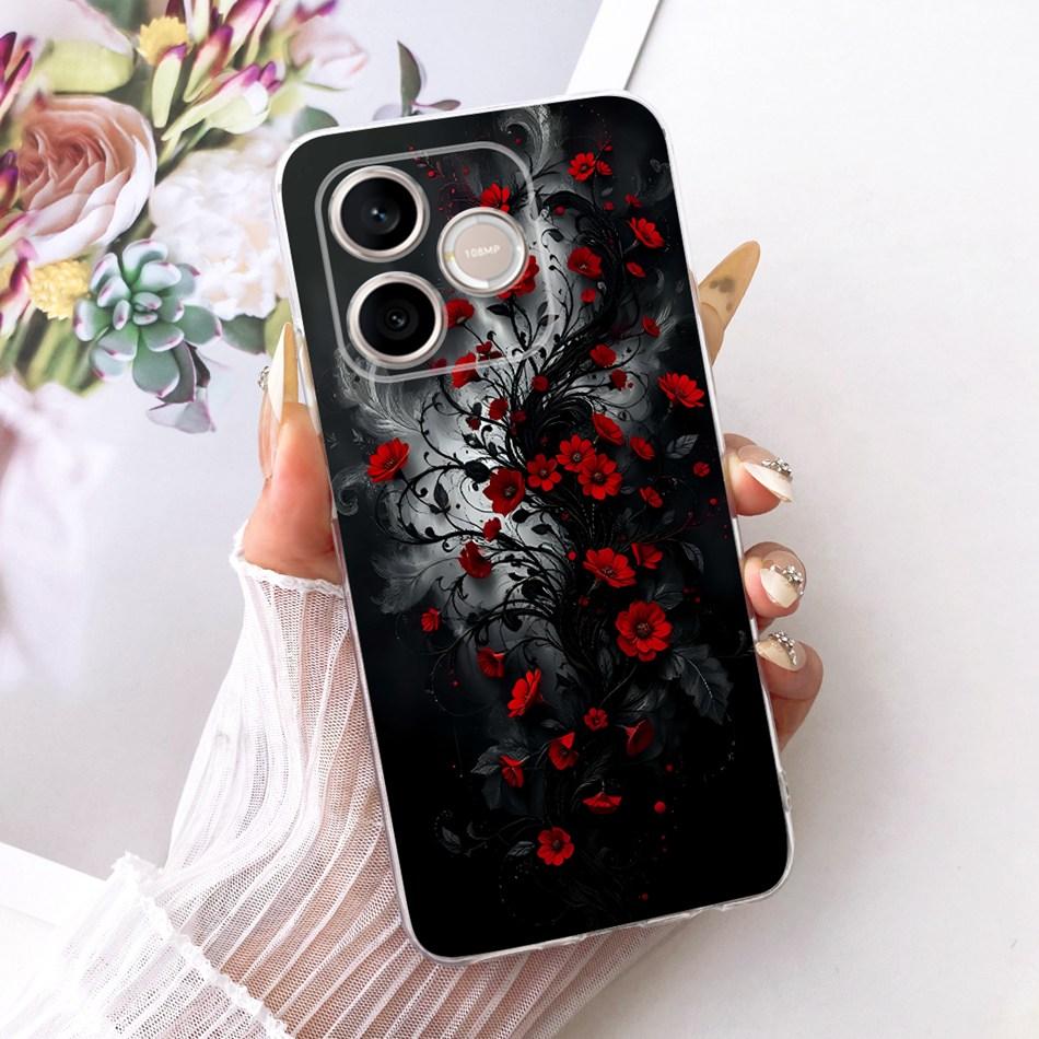 For Honor 600 Lite Honor600 2026 Cute Flower Butterfly Cat Painted Case For Honor 600 600Lite 5G Soft Silicone TPU Phone Cases