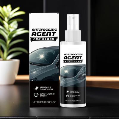 Anti Fog Car Window Spray 100ml Automotive Defogging Clear Vision Windshield Car Glass Cleaning Spray For Clear Visibility