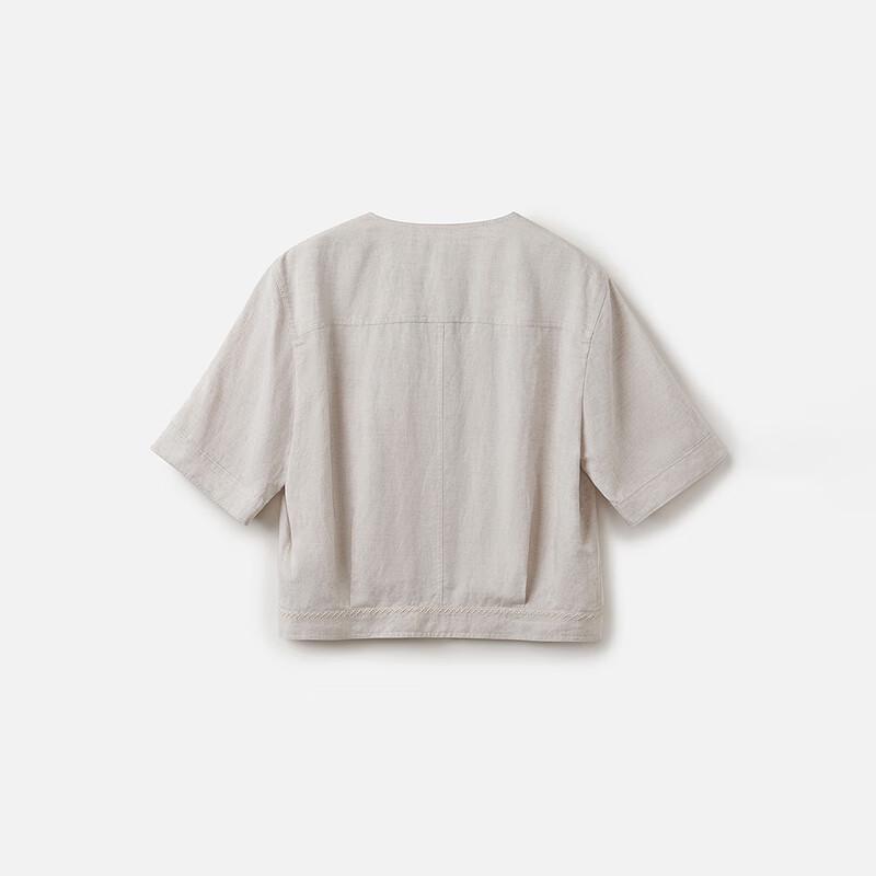 Broadcast Women's Lightweight Loose-Fit Short-Sleeve Cropped Top