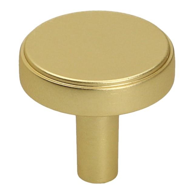 GU18 Knob, Brushed Gold