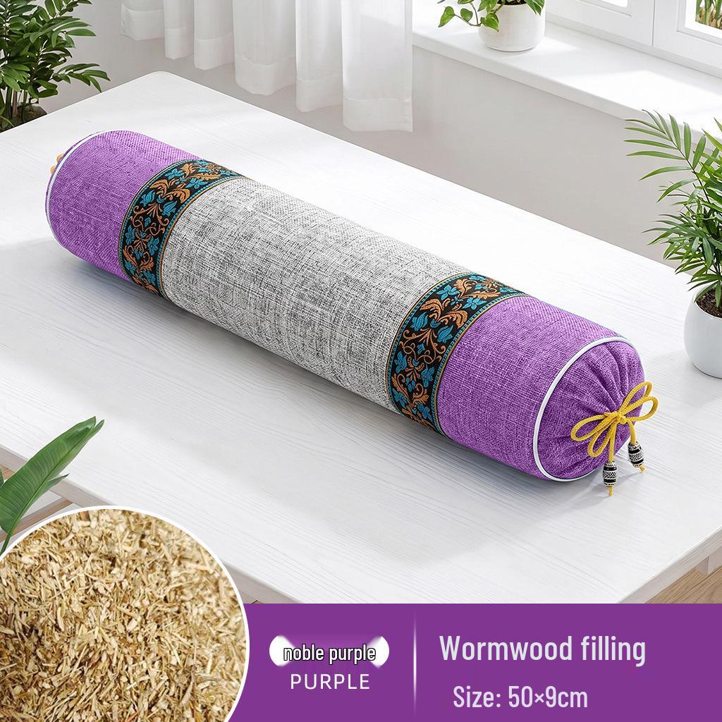 Mugwort & Buckwheat Herbal Neck Support Pillow for Traditional Chinese Medicine Therapy